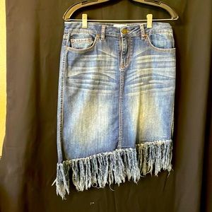 William Rast denim skirt.